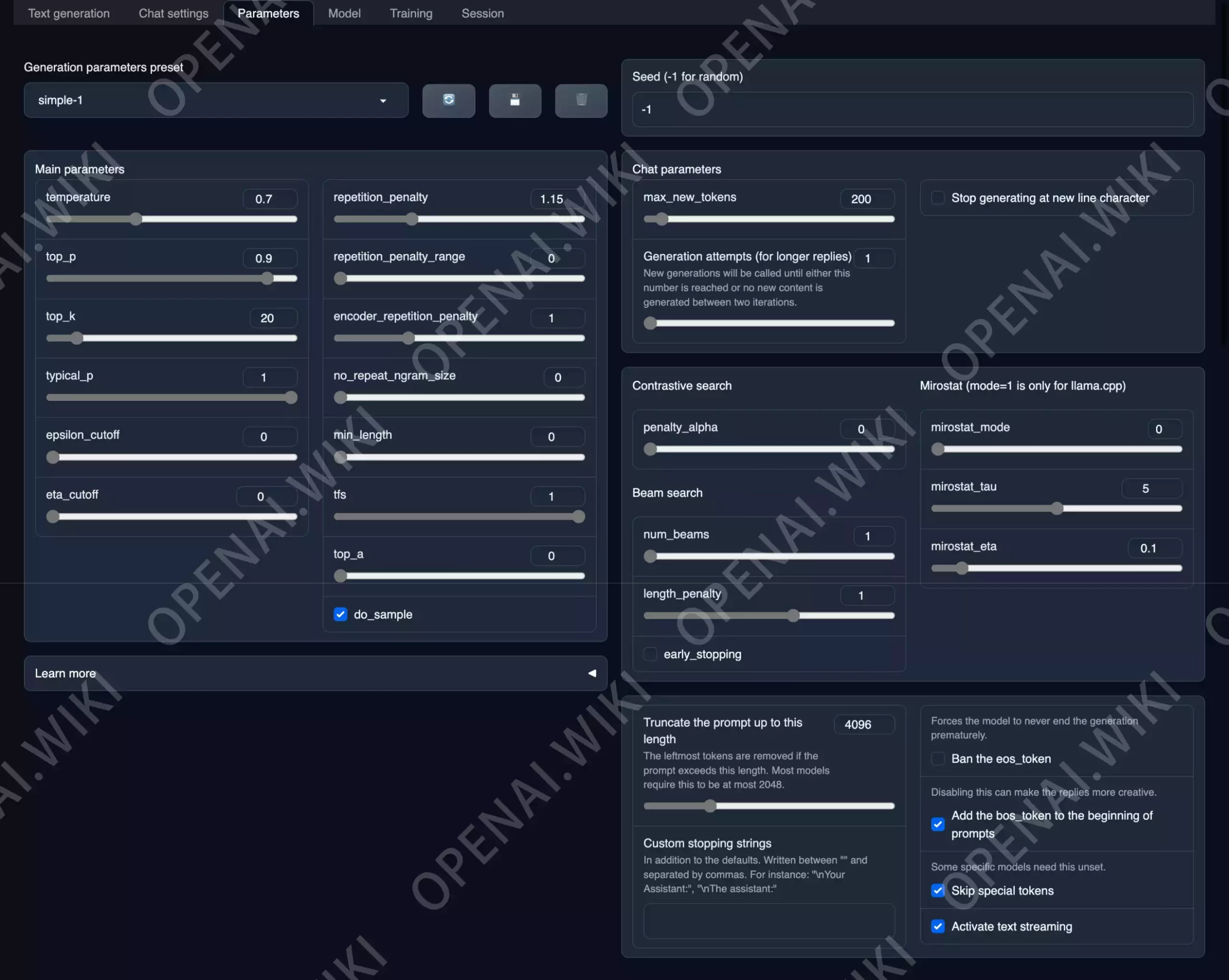 Text-Generation-WebUI｜通用语言模型加载工具插图9