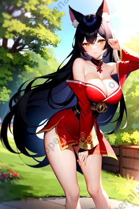 LoRA模型｜英雄联盟阿狸｜Ahri (League of Legends) LoRA插图4