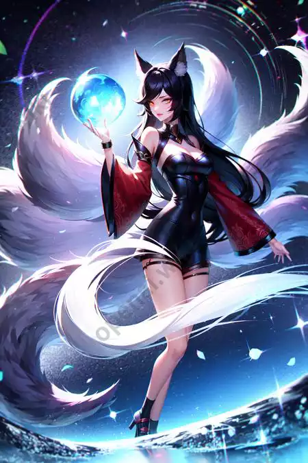 LoRA模型｜英雄联盟阿狸｜Ahri (League of Legends) LoRA插图9