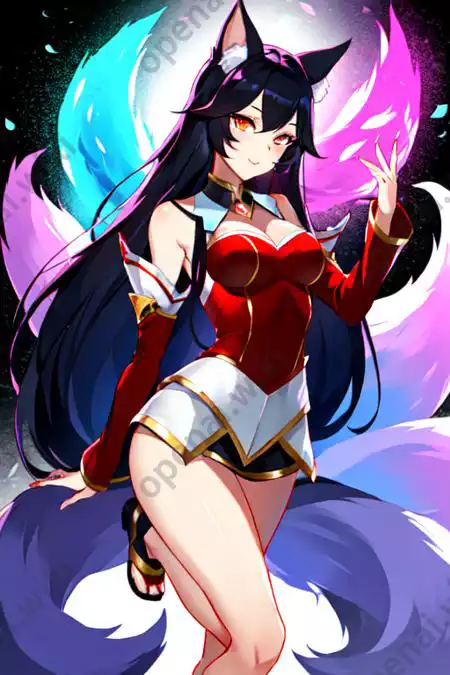 LoRA模型｜英雄联盟阿狸｜Ahri (League of Legends) LoRA插图19