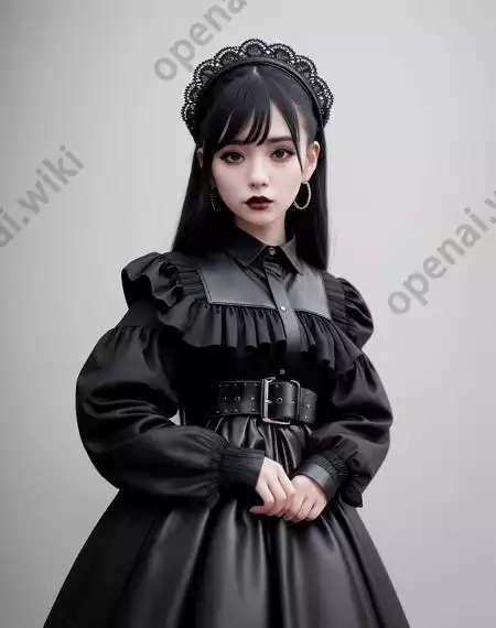 LoRA模型｜哥特风格｜Goth Gals插图8