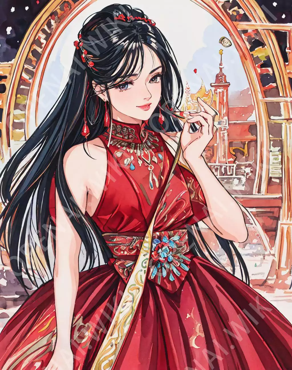 LoRA模型｜高级时装-礼服｜Haute Couture | Gowns插图2