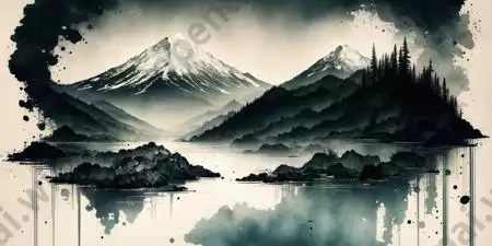 LoRA模型｜Ink scenery | 水墨山水插图18