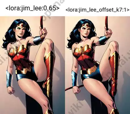 LoRA模型｜Jim Lee (DC Comics / Marvel) Style LoRA