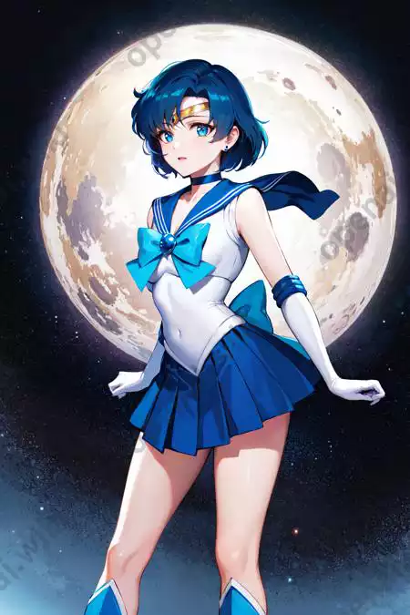 LoRA模型｜美少女战士｜水冰月｜Sailor Mercury セーラーマーキュリー / Sailor Moon插图7