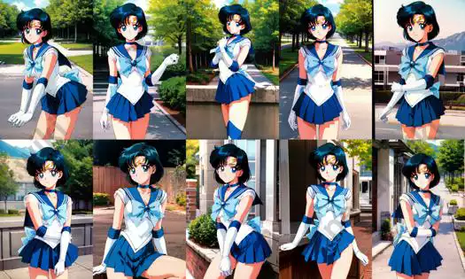 LoRA模型｜美少女战士｜水冰月｜Sailor Mercury セーラーマーキュリー / Sailor Moon插图15