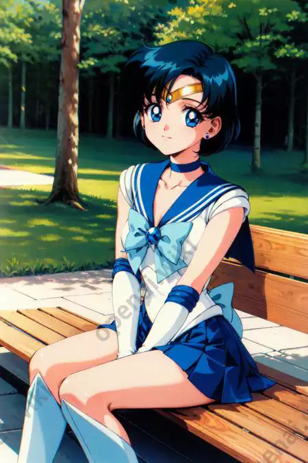 LoRA模型｜美少女战士｜水冰月｜Sailor Mercury セーラーマーキュリー / Sailor Moon插图8