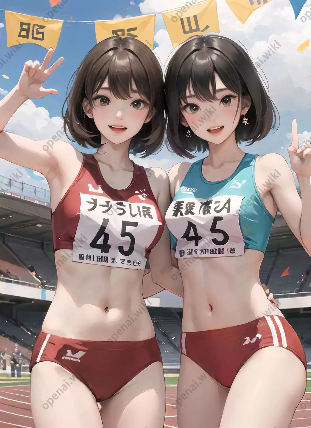 LoRA模型｜田径服装｜Track Uniform (陸上競技)插图12