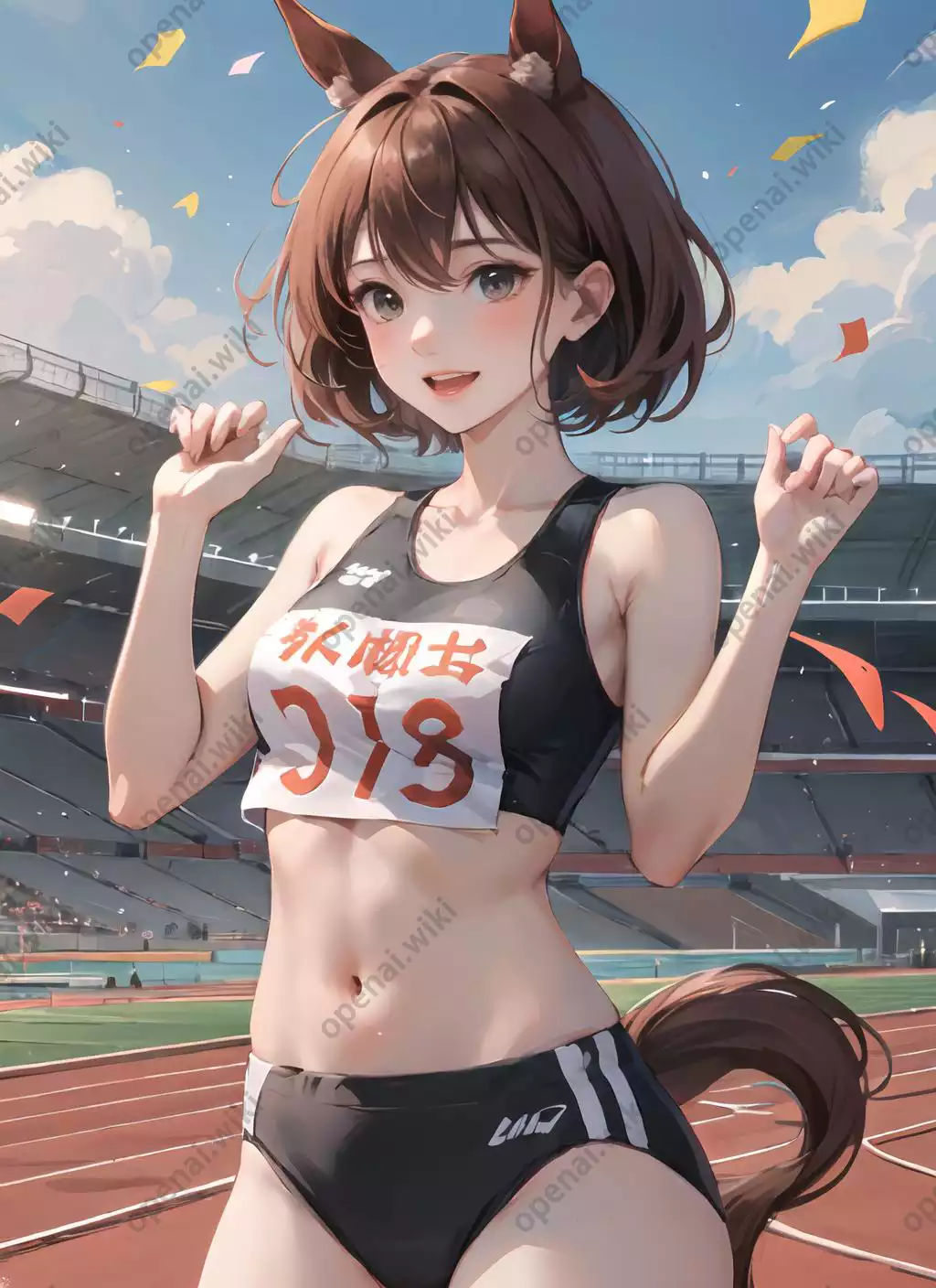 LoRA模型｜田径服装｜Track Uniform (陸上競技)插图11