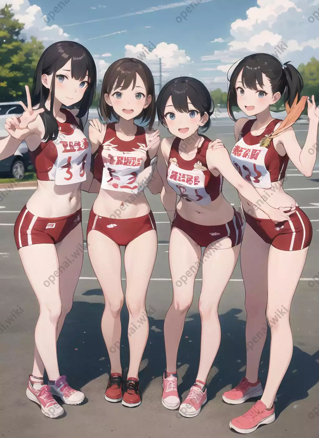 LoRA模型｜田径服装｜Track Uniform (陸上競技)插图7