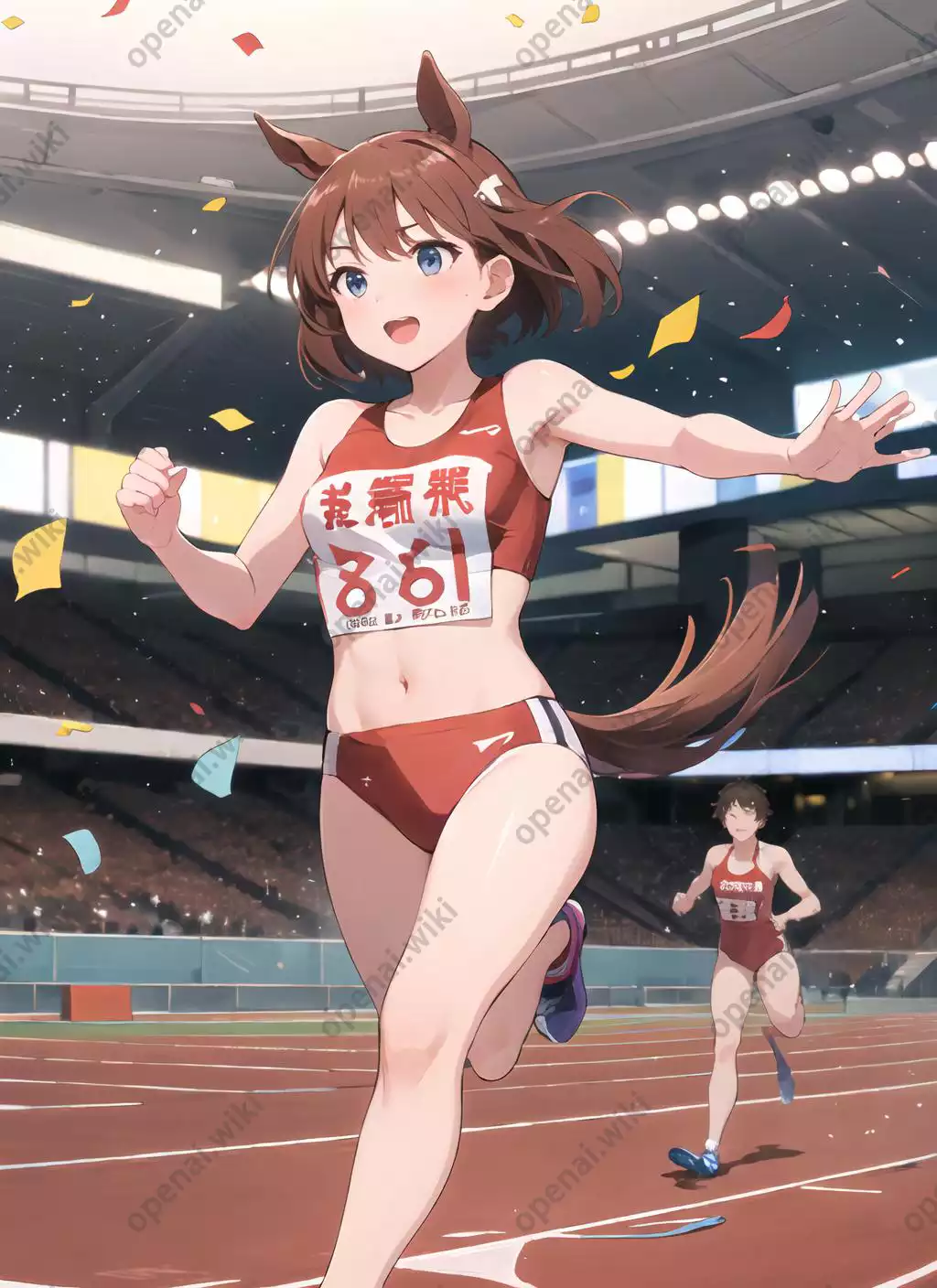 LoRA模型｜田径服装｜Track Uniform (陸上競技)插图6