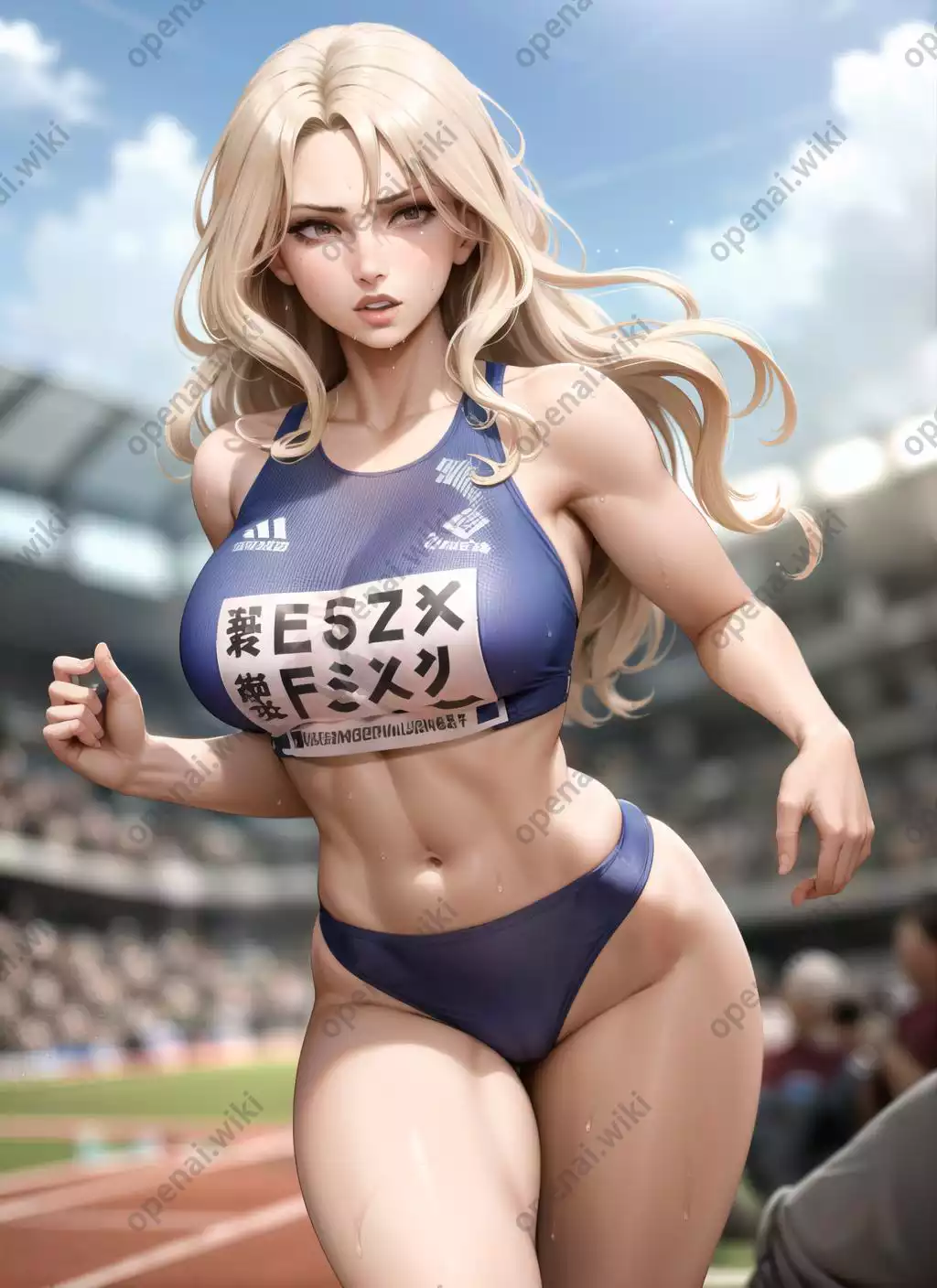 LoRA模型｜田径服装｜Track Uniform (陸上競技)插图4