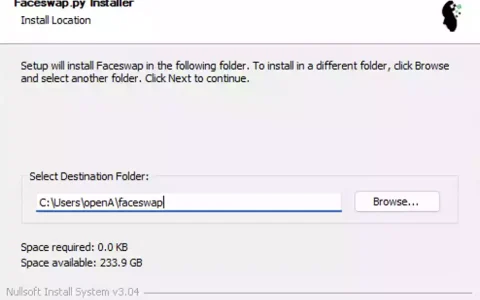 FaceSwap｜Windows安装教程