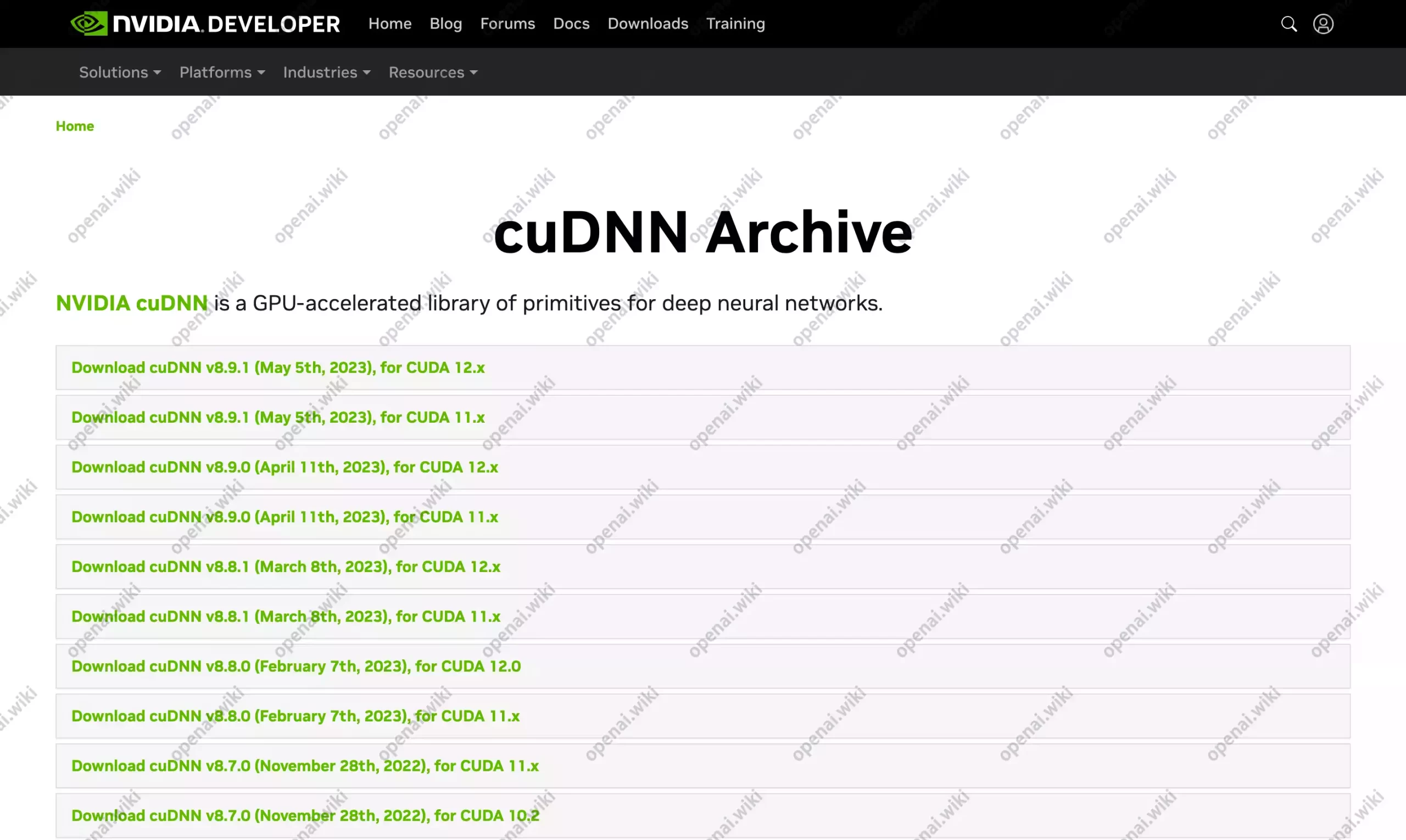 cuDNN｜Windows安装教程-openAI维基百科